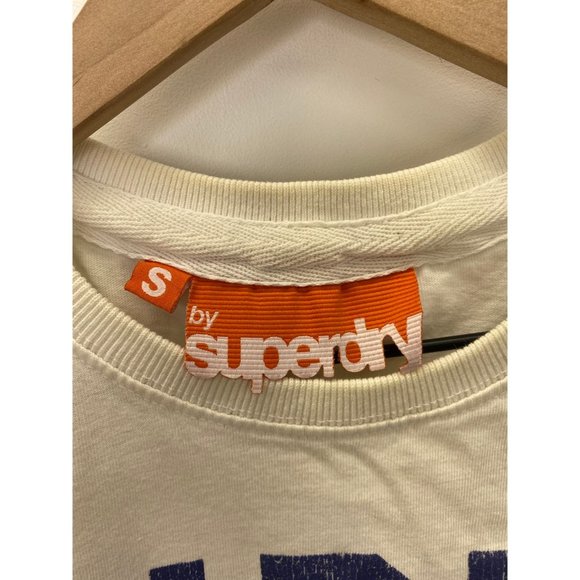 Superdry Crew Neck Short Sleeve Tee Shirt White S - Picture 5 of 5
